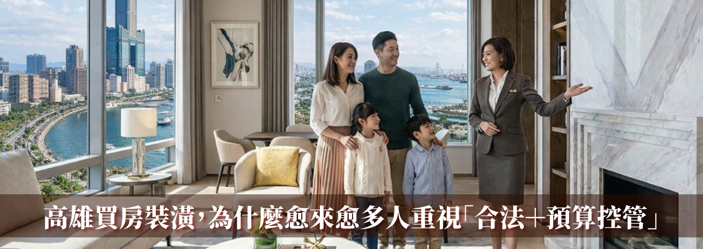 高雄買房，「合法＋預算控管」的重要性