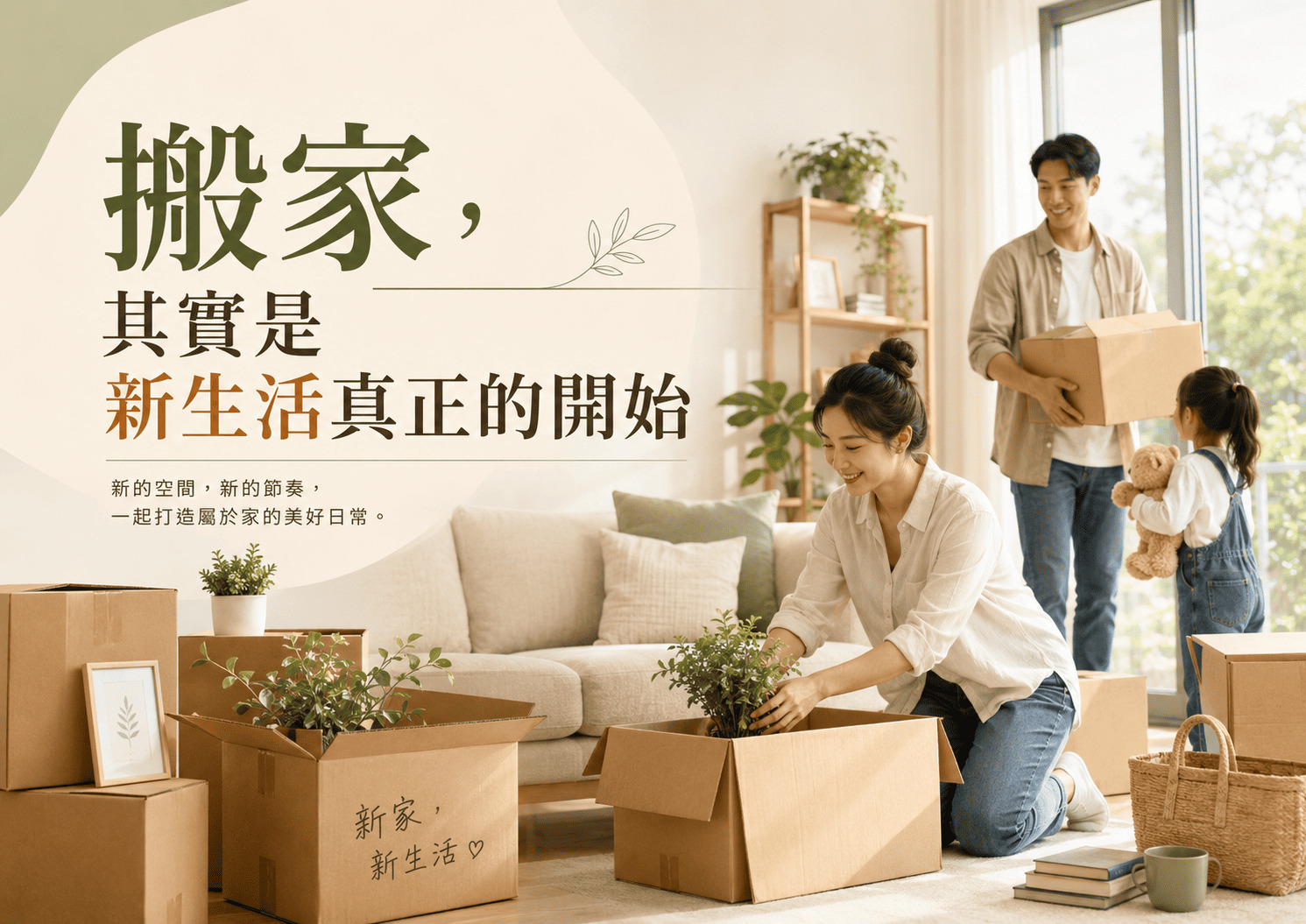 搬家才是生活的開始